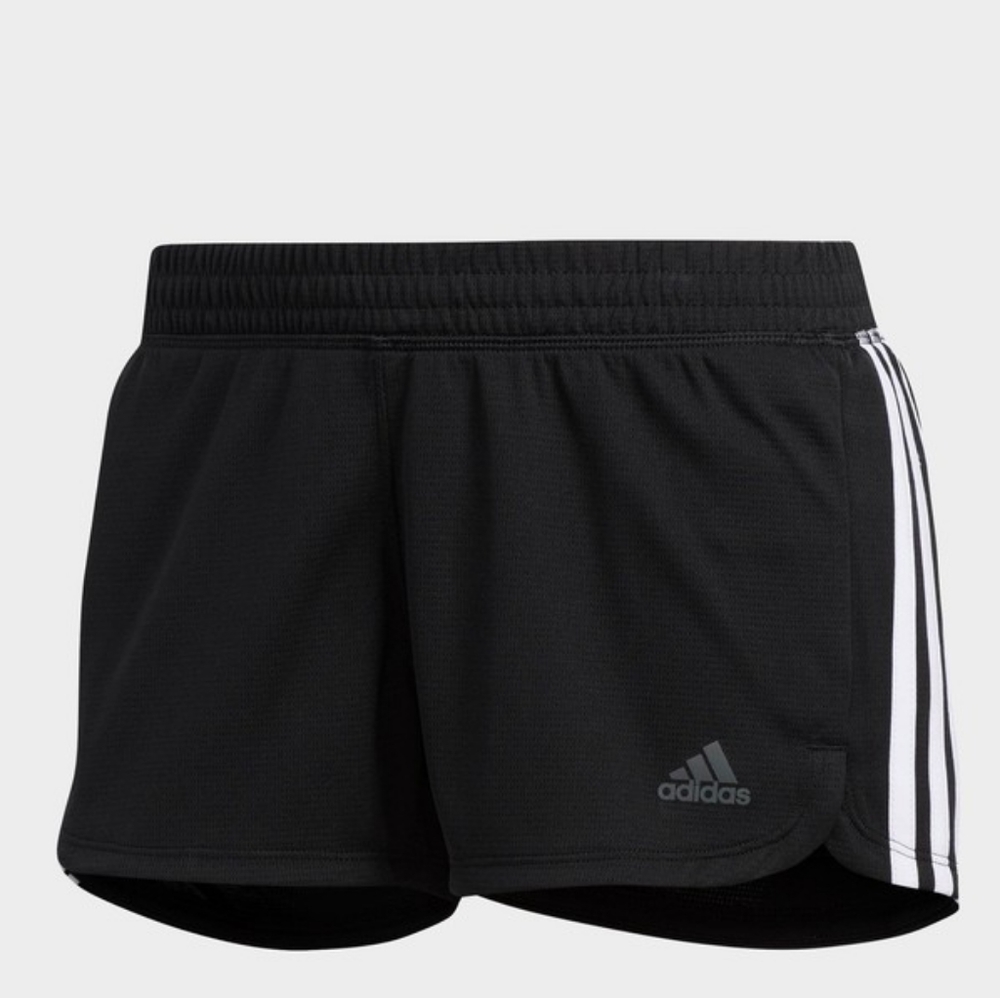 Black and white Adidas shorts women's soccer